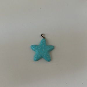 🧡 Turquoise starfish pendant